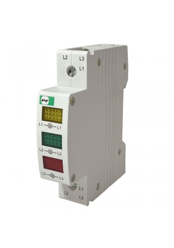 Індикатор наявності напруги 3ф FMI3 230V LED Промфактор ( FMI3230 )