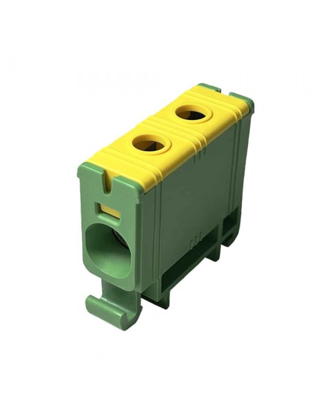 Клемник на DIN-рейку Al 6-50/Cu 2.5-50 мм² жовто-зелений Промфактор ( FT1050G )