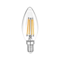 Лампа LED FILAMENT С37 6W E14 4000K VIOLUX ( 833044 )