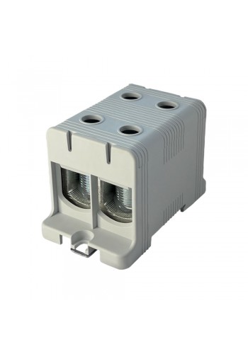 Клемник на DIN-рейку FT1150F 2P,Cu:35-150 / Al:35-150 мм2, сірий Промфактор ( FT1150F2 )