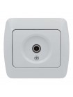 Розетка ELBI ZIRVE Fixline біла TV прохідна ( 501-000201-272 )