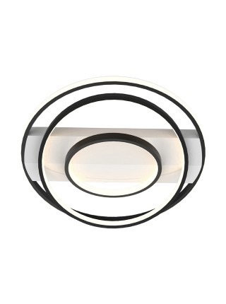 Світильник LED smart NITRO+пульт 100W 3000-5000K IP20 біло-чорний круг ( 220835​ )