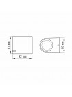 LED Світильник архітектурний AR021В IP54 VIDEX GU10 VL-AR021B - 480833