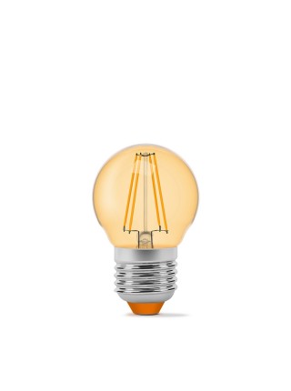 LED лампа VIDEX Filament G45FA 4W E27 2200K бронза VL-G45FA-04272 - 293165