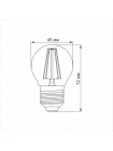 LED лампа VIDEX Filament G45FA 4W E27 2200K бронза VL-G45FA-04272 - 293165