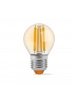 LED лампа VIDEX Filament G45FA 6W E27 2200K бронза VL-G45FA-06272 - 299068