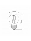 LED лампа VIDEX Filament G45FA 6W E27 2200K бронза VL-G45FA-06272 - 299068