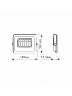 LED прожектор VIDEX F2e 20W 5000K VL-F2e-205W - 480376