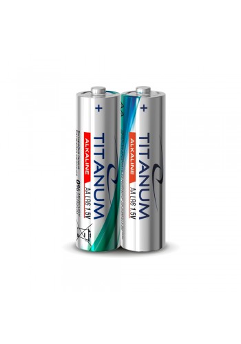Батарейка лужна Titanum LR6/AA 2шт SHRINK T-LR6/AA 2pcs T - 294001