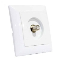 Розетка супутникова біла TINA HOROZ ELECTRIC 
112-005-0021-010
