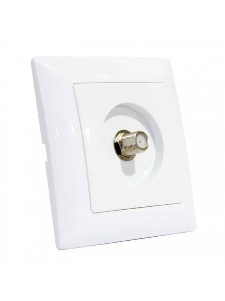 Розетка супутникова біла TINA HOROZ ELECTRIC 
112-005-0021-010