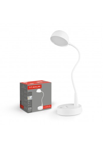 LED лампа настiльна з акумулятором TITANUM TLTF-012W 7W 3000-6000K TLTF-012W - 486736