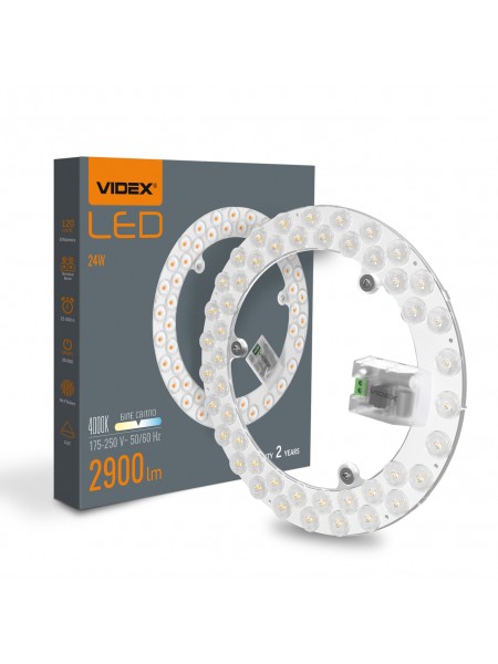 LED модуль для світильників 24W 4000K VIDEX VL-MLC-244 VL-MLC-244 - 485982