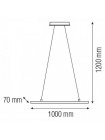 Люстра LED CALIBUR-24 24W 4000K (хром)