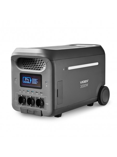 Портативна зарядна станція VIDEX OASIS 3000W 2560Wh (VPS-SG1-3KW) VPS-SG1-3KW - 486682