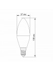 LED лампа VIDEX C37h 6W E14 4100K VL-C37h-06144 - 487276