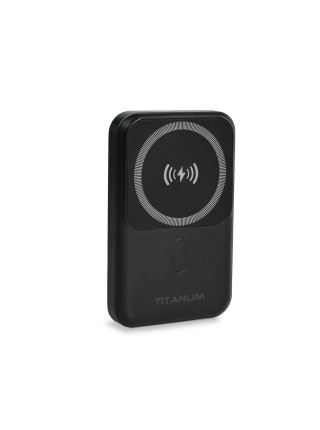 Повербанк з бездротовою зарядкою 10000mAh TITANUM MA02 22.5W Black TPB-MA02-B - 486484