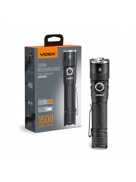 Портативний світлодіодний ліхтарик VIDEX VLF-A231Z 1500Lm 5000K VLF-A231Z - 484992