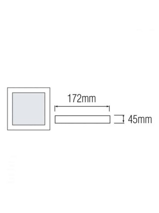 Світлодіодний світильник CARLA-24/SQ 24W 6500К HOROZ ELECTRIC 
016-059-0024-020