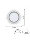 Світлодіодний світильник CLARA-12 12W 4200К HOROZ ELECTRIC 016-016-0012-030