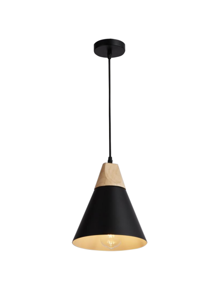 Світильник HOPFEN LOFT CN PD 1 BK (E27, max 40W)