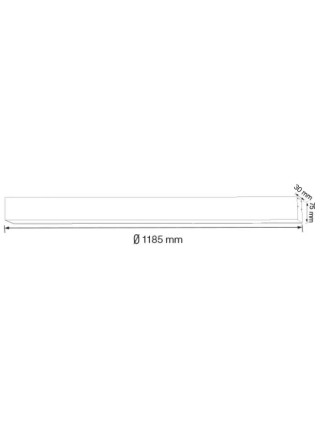 Світлодіодна люстра INNOVA3-40 40W біла HOROZ ELECTRIC 
019-033-0040-010