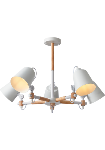 Світильник HOPFEN LOFT LTR 5 WH (E27, max 5 x 40W)