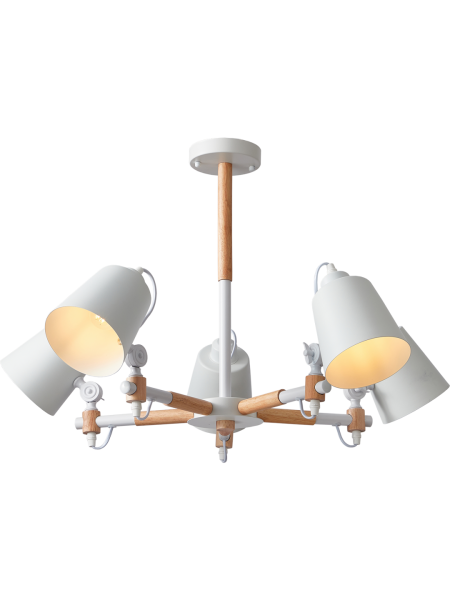 Світильник HOPFEN LOFT LTR 5 WH (E27, max 5 x 40W)