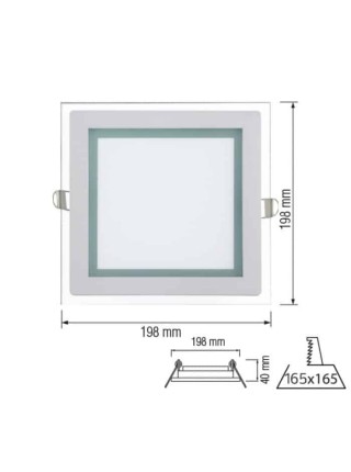 Світлодіодний світильник MARIA-15 15W 4200К HOROZ ELECTRIC 
016-015-0015-030