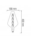 Світлодіодна лампа Filament PARADOX-XL 8W Е27 Янтар HOROZ ELECTRIC 001-052-0008-110