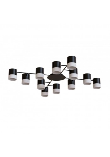 Світильник STARK CL-12-ACRIL 12xGX53 BK, 990х100мм, чорний, HOPFEN