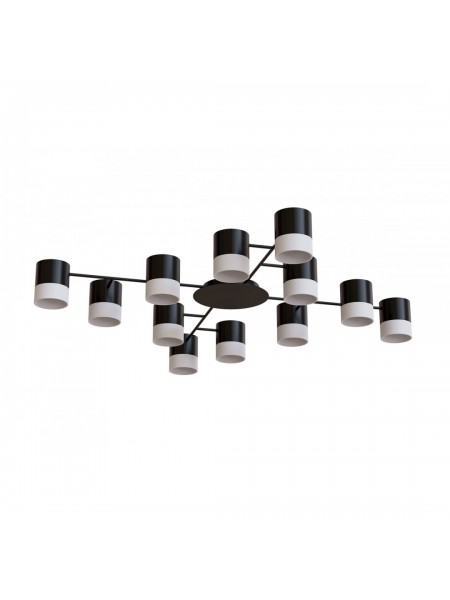 Світильник STARK CL-12-ACRIL 12xGX53 BK, 990х100мм, чорний, HOPFEN