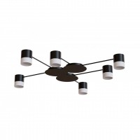 Світильник STARK CL-6/3-ACRIL 6xGX53 BK, 920х100мм, чорний, HOPFEN