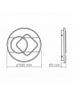 LED світильник функціональний VIDEX DECORA 50W VL-CLD-999-TT VL-CLD-999-TT - 486392