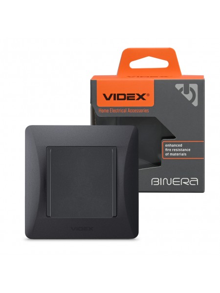 Кабельний вивід чорний графіт VIDEX BINERA VF-BNWS-BG - 486965