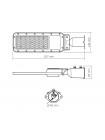 LED ліхтар вуличний VIDEX IP65 SLE17 100W 11000Lm 5000K 220V VL-SLE17-1005 - 485593
