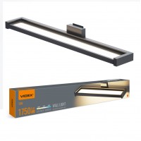 LED світильник настінний з сенсором VIDEX WL02 18W 2800K-4000K-6000K Black VL-WL02-18CSB - 487757