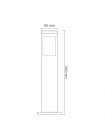 Світильник садово-парковий KAVAK/SQ-3 Е27 HOROZ ELECTRIC 075-015-0003-010