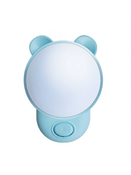 Нічник LED TEDDY 1,2W з кнопкою блакитний Violux ( 310104​​​​​ )