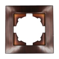 Рамка ELBI VEGA Woodline червоне дерево 1-на (510-012900-271)