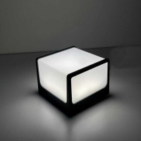 Світильник фасадний Violux CUBE 8W 4200K 600Lm ІР65 чорний ( 500430 )