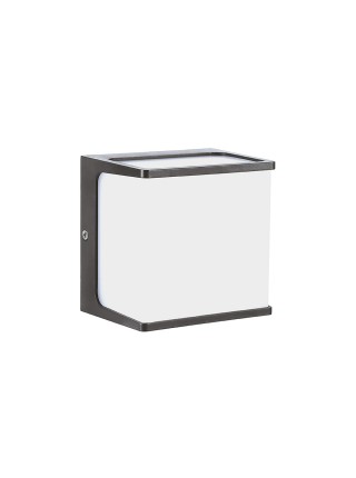 Світильник фасадний Violux CUBE 8W 4200K 600Lm ІР65 чорний ( 500430 )