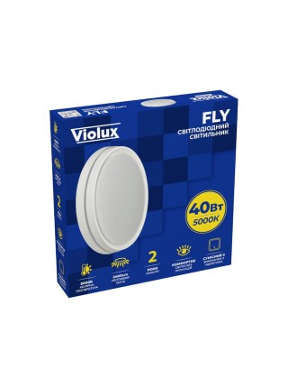 Світильник LED Violux ДББ FLY 40W 5000K IP20 круг ​( 200160 )