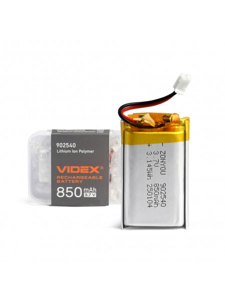 Акумулятор VIDEX Li-pol VLF-B902540-85 850mAh 1шт VLF-B902540-85 - 487207