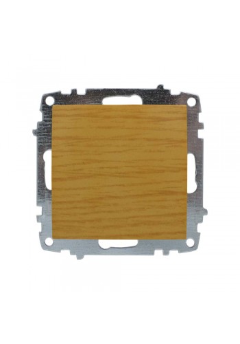 Вимикач ELBI ZENA Woodline клен 1кл без рамки ( 609-012700-200 )