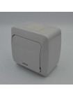 Вимикач EVA сірий 1кл з підсвіткою IP54 ( 554-011500-201 )