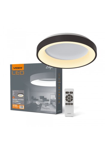 LED світильник VIDEX EDGE-RC-72W-BLACK (VLE-ERC-72B) VLE-ERC-72B - 542194