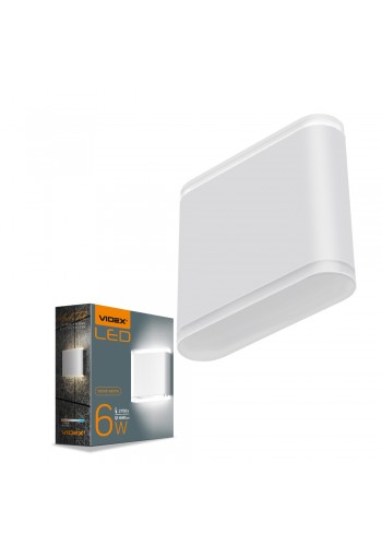 LED Світильник архітектурний AR06 IP54 VIDEX 6W 2700K білий VL-AR06-062W - 480925