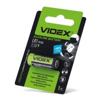 Батарейка лужна Videx LR1 1шт BLISTER LR1 1B - 294322