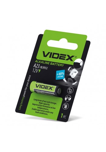 Батарейка лужна Videx А23/Е23А 1шт BLISTER CARD А23/Е23А 1B - 291529